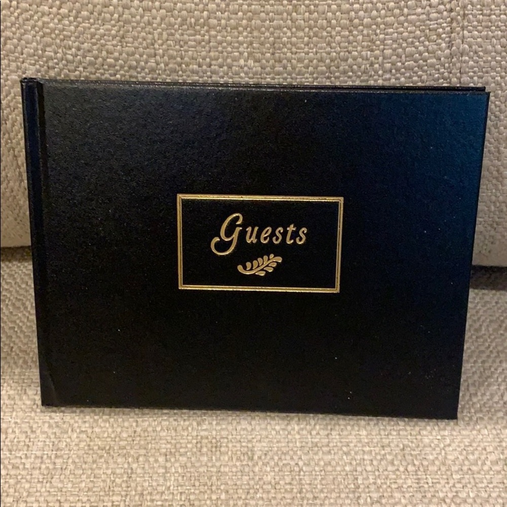 Stamped Guest Book CR Gibson